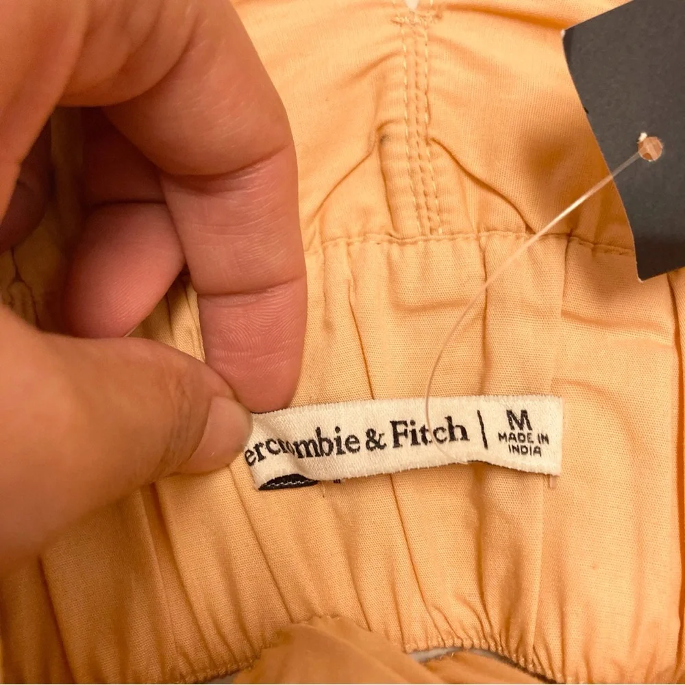 Aber­crom­bie & Fitch | Drama Collar | Ruffle Poplin |  Crop Top | Size M - Picture 7 of 12